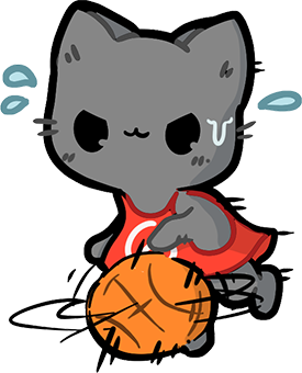 Basketball cat